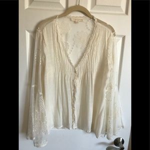 Lovestitch cream coloured long sleeve top